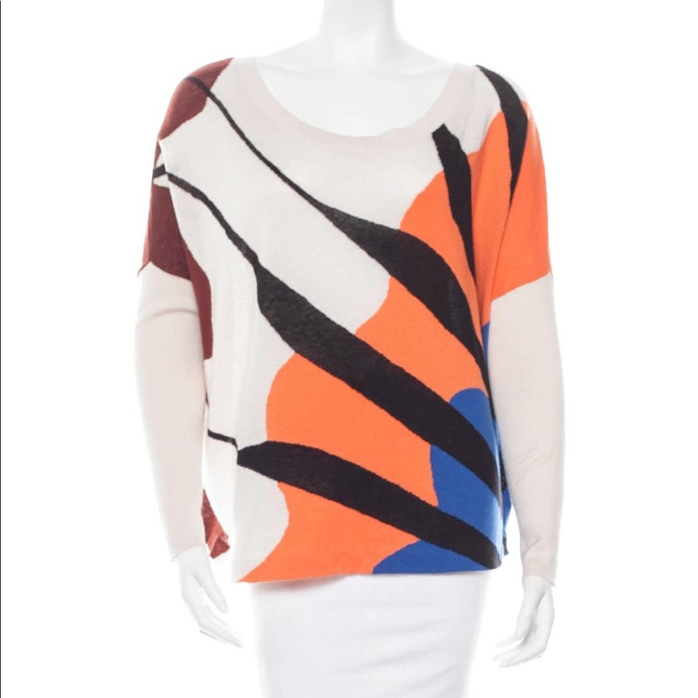 Diane von Furstenberg Scoop Neck Sweater